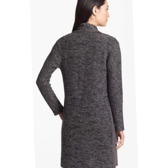 Eileen Fisher Yak Wool Blend Colorblock Long Cardigan Size Small LIKE NEW - Picture 3 of 15